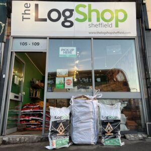 The Log Shop's shop front in Sheffield