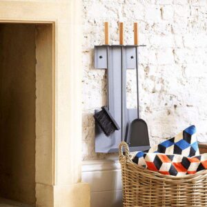 wall mounted fire stove companion tool set